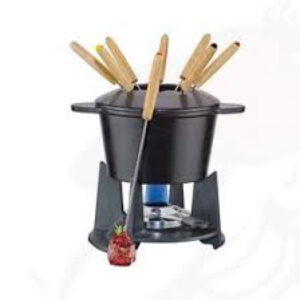 Spring Grenoble fonduestel inclusief rechaud en 8 fonduevorken